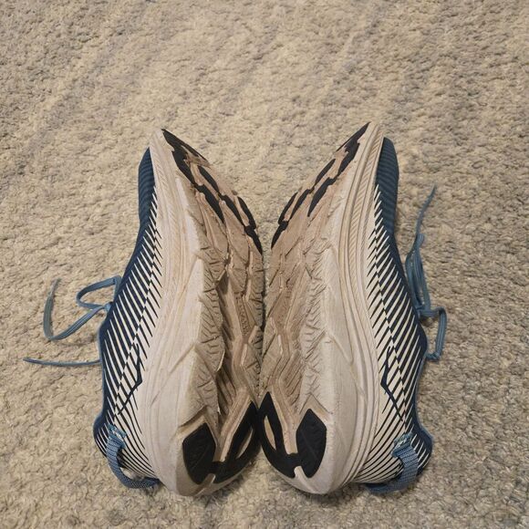 Hoka One One Rincon 2 Men’s Blue Moon/White Running Shoes 1110514 BMWH – Size 12 - Picture 5 of 11